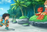 Мультфильм Приключения крошек динозавров / Baby Dinosaurs on the Dragon Warrior (2009) - cцена 2